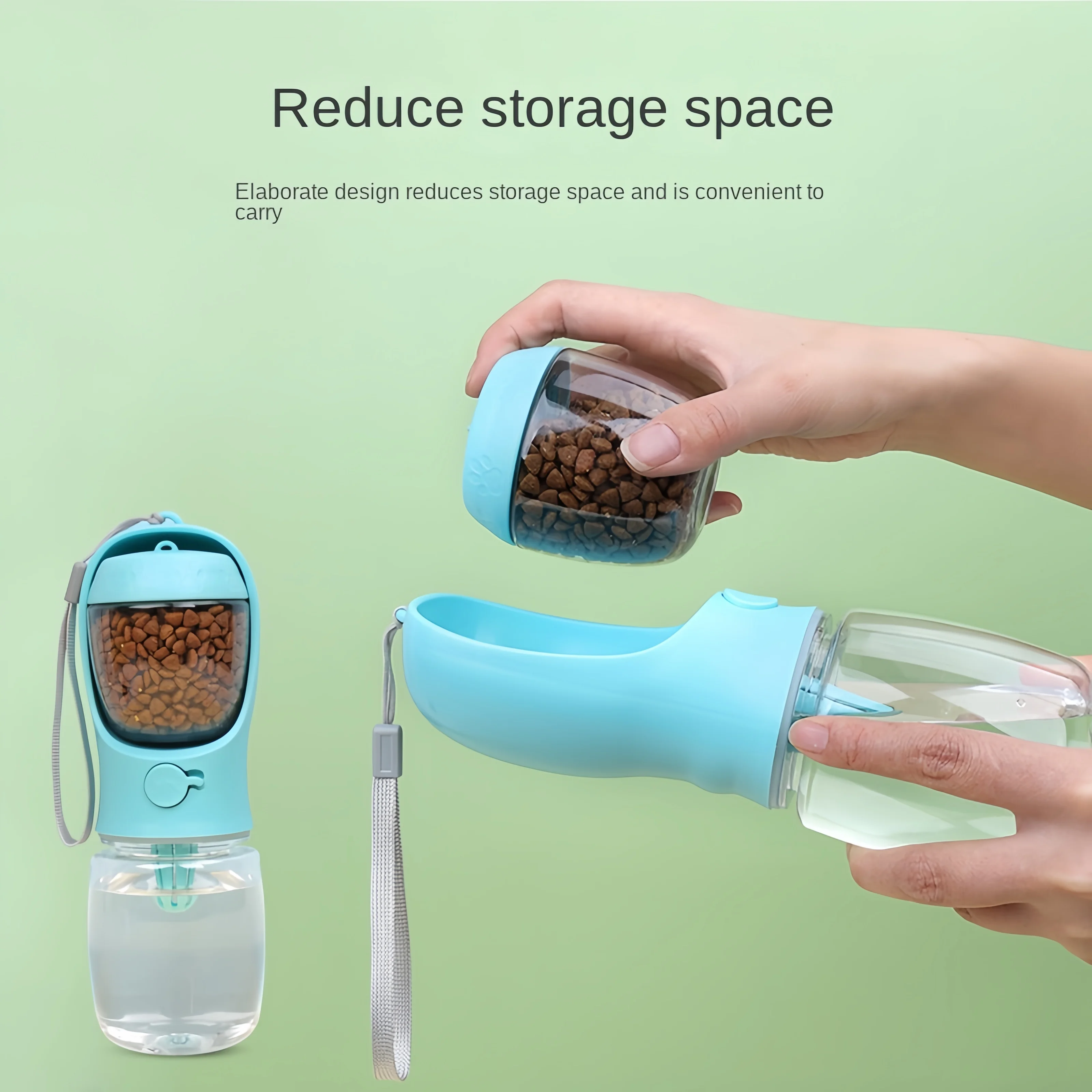 550 Ml Portable Pet Dog Water Bottle for Walking Feeder for Dogs Folded Bottle Water Dispenser Water Bottle for Dog