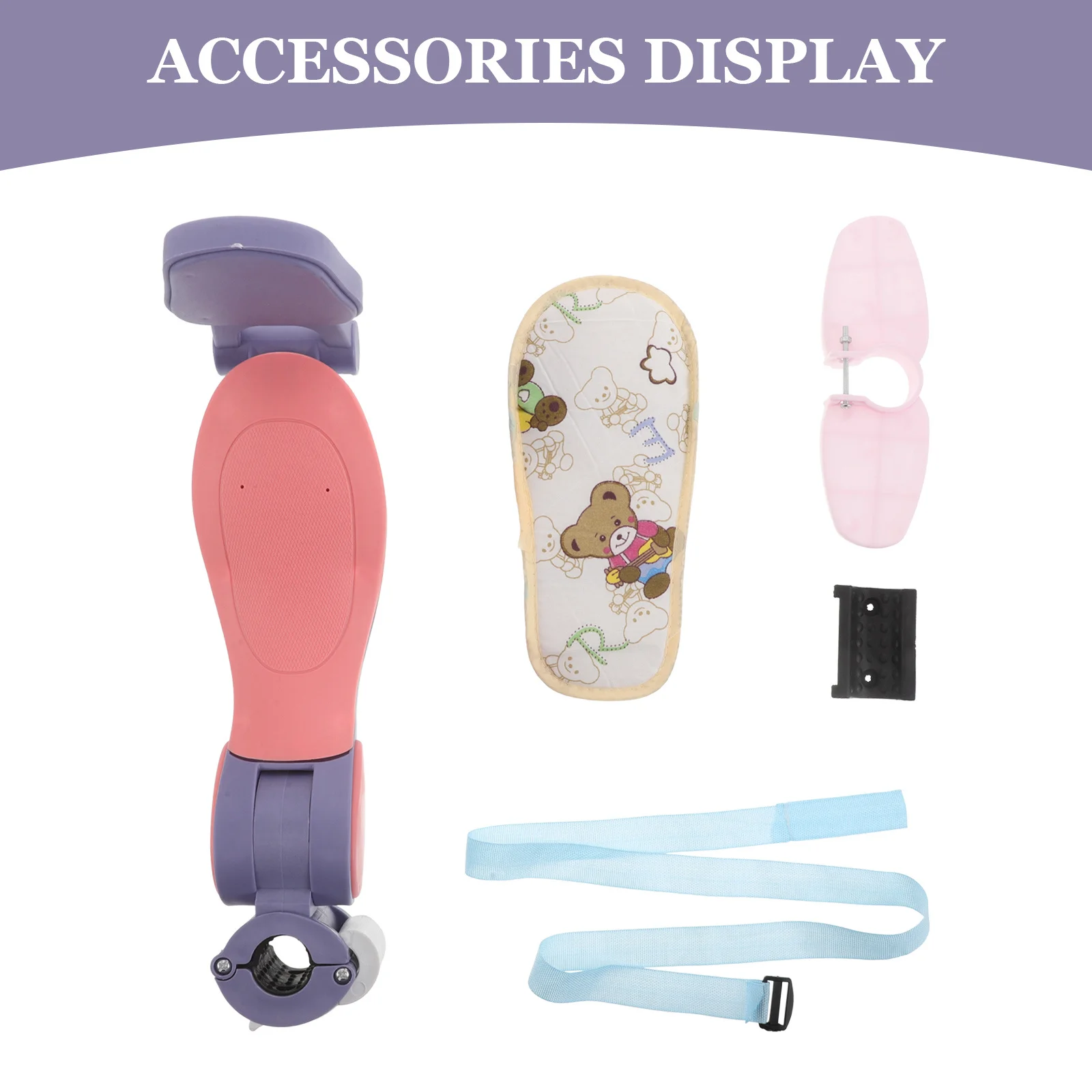 مقعد سكوتر قابل للتعديل وقابل للطي، مرفق سرج بلاستيكي سميك للأطفال، وسادة مقعد سكوتر للأطفال الصغار، ملحقات ركوب الخيل