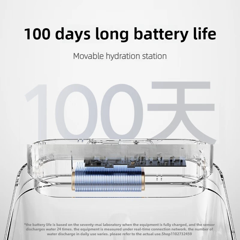 XIAOMI Mijia موزع مياه الحيوانات الأليفة الذكي الجيل الثاني تصميم لاسلكي 3L 4000mA بطارية ليثيوم IPX7 مقاوم للماء يعمل مع تطبيق Mihome