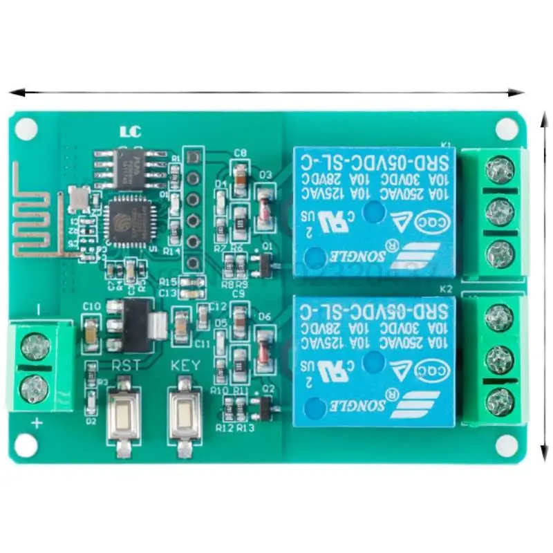 5 فولت ESP8266 وحدة تتابع WiFi في اتجاهين IoT هاتف منزلي ذكي APP مفتاح التحكم عن بعد