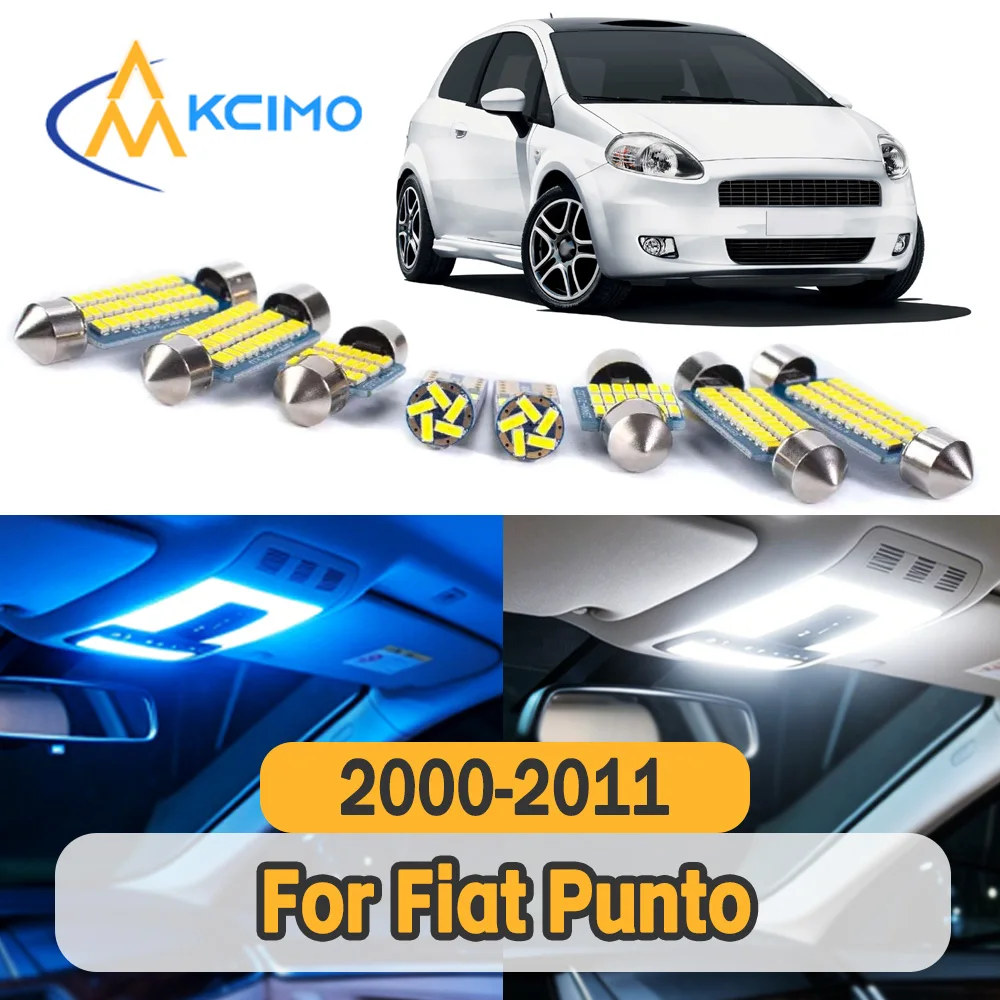 

Long Life Car Indoor Lamp Bulbs Stable Illumination Power Saving LED Light Replacement for Fiat Punto Grande Punto EVO 2000-2011