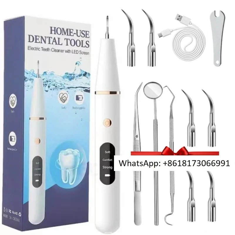 Hot Home Ultrasonic Tooth Cleanser Multi functional Portable dentistry Stone Removal and Flushing Device Beauty Teeth Instrument