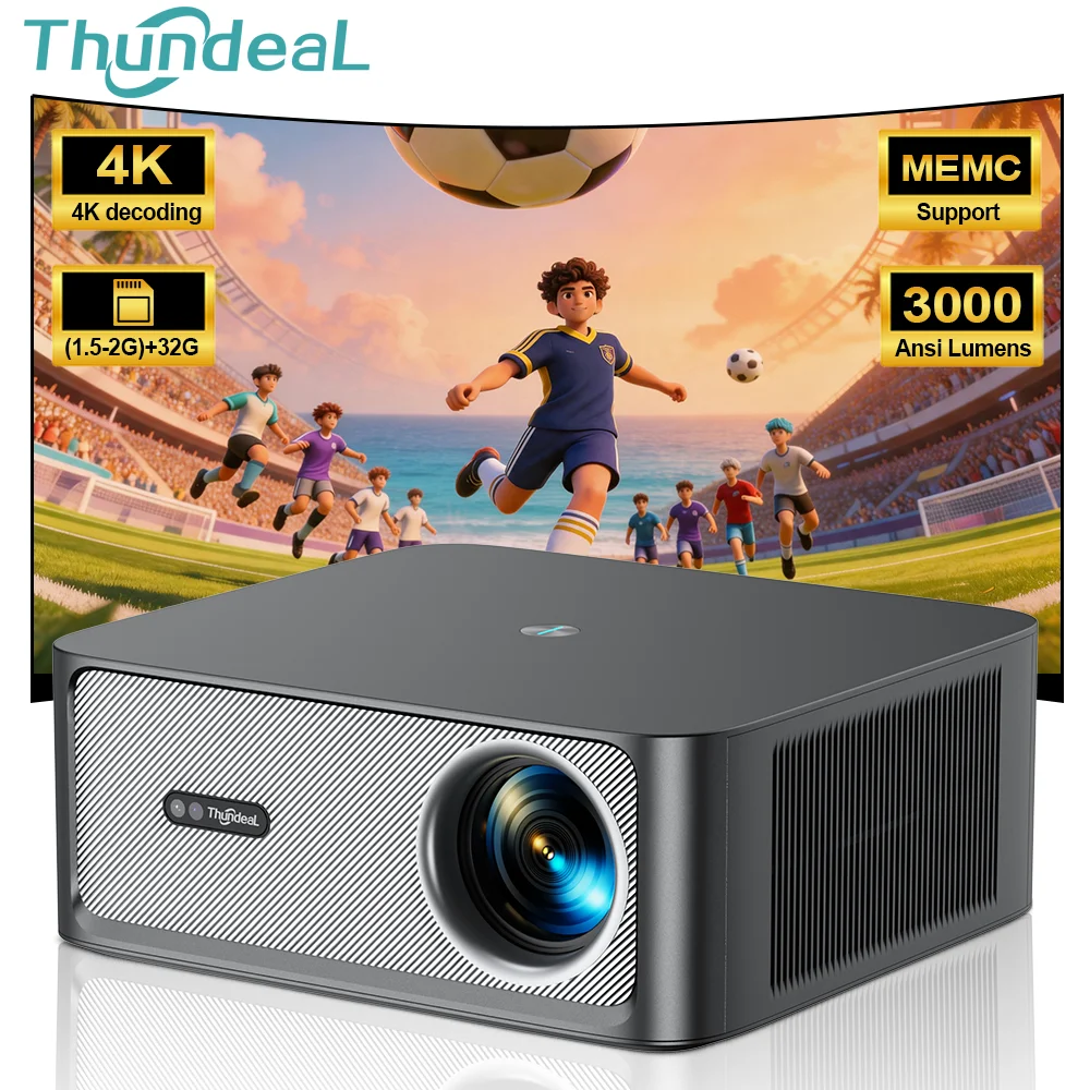 Портативный проектор ThundeaL TD98Pro Full HD 1080P Android 4K WiFi TD98 Pro 2G 32G Proyector Smart Video Домашний кинотеатр Игр