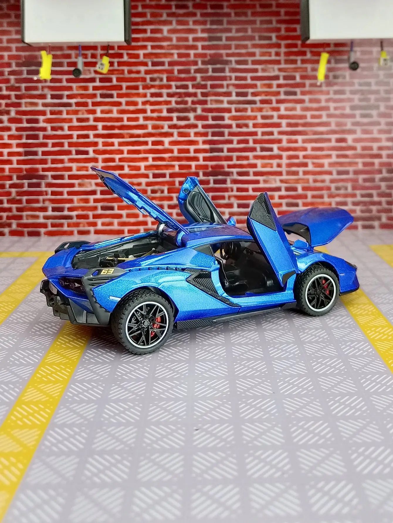 1:32 Lamborghini sian Sportwagen High Simulation Druckguss Metalllegierung Modell Auto Sound Licht zurückziehen Sammlung Kinder