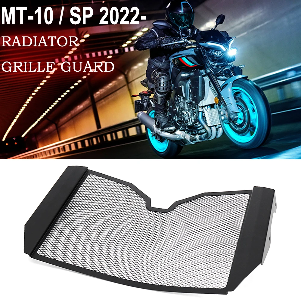 

Motorcycle Stainless Steel Motorcycle Radiator Grille Guard Protection Radiator Cover For YAMAHA MT10 MT-10 SP mt10sp 2022 2023