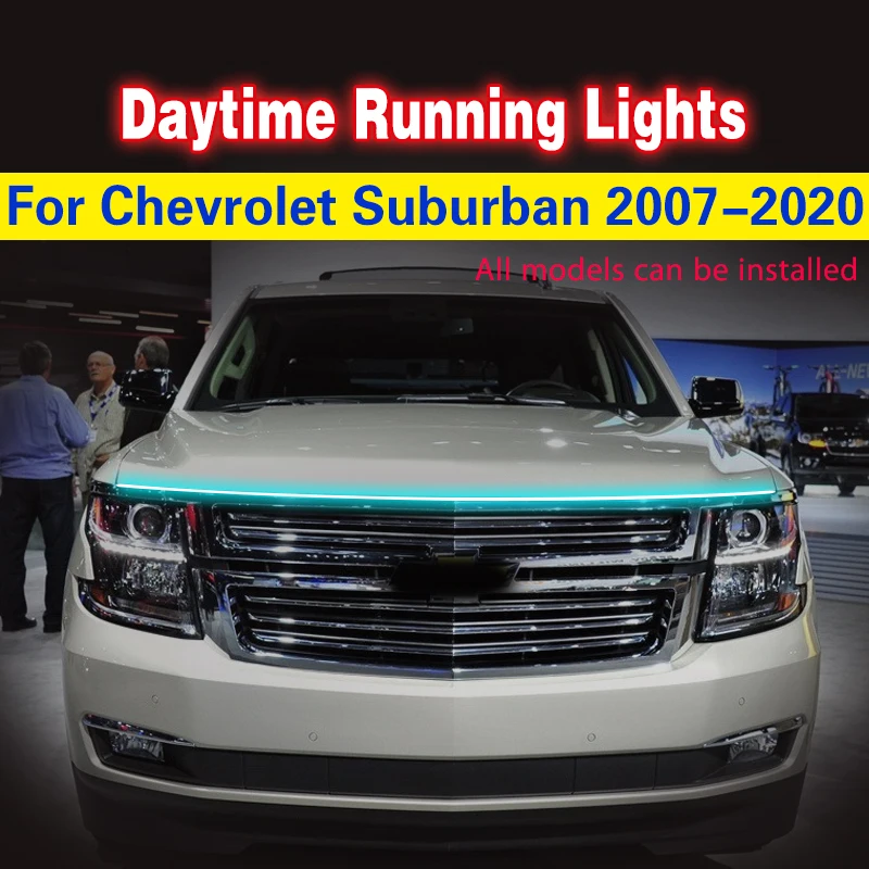 

Waterproof Flexible Car DRL 12V LED Daytime Running Light Fog Lamp Decoration Universal Auto For Chevrolet Suburban 2007-2020