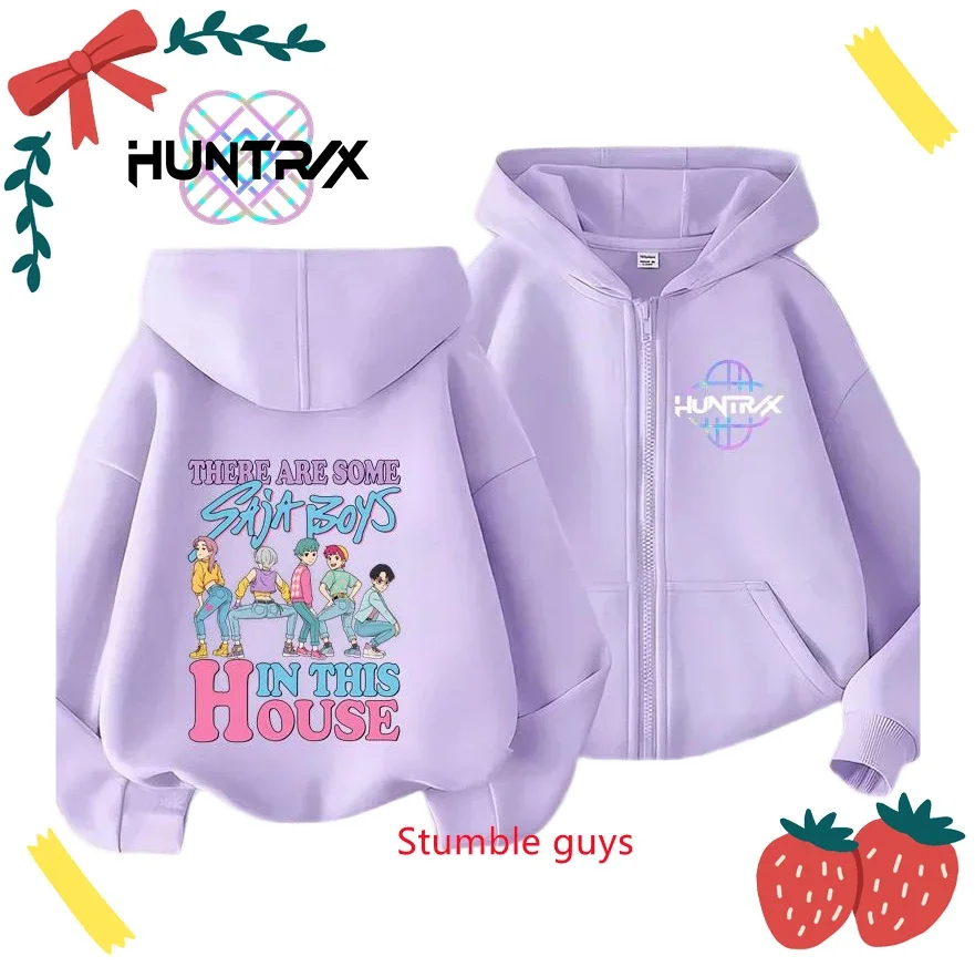 

Kpop Kimetsu No Yaiba Kids Zipper Hoodie Spring Autumn Skin-Friendly Boys Girls Clothes Play Sweatshirt