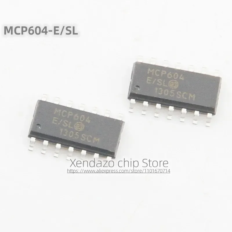 10pcs/lot MCP604-E/SL MCP604 -E/SL SOP-14 package Original genuine Operational amplifier chip