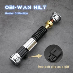 TXQSABER Obi-wan Replica Hilt Obi-wan EP3 Empty Handle comes with SD RGB SNV4-Pro Proffie Electronic kit No Blade Jedi Master