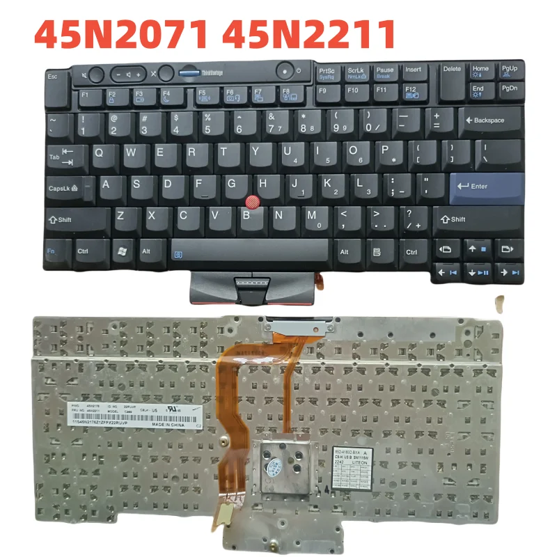 95% New Original 45N2211 45N2071 US Keyboard For Lenovo ThinkPad X220 X220T T510 W510 T520 W520 T400S T410S T410T410i T420 T420S