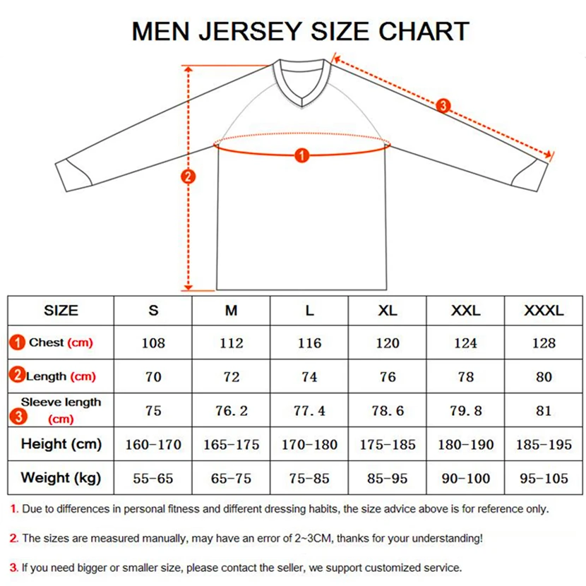 Motocross Shirt Long Sleeve Downhill Jersey Off-Road Bicycle Racing T-Shirt Quick Dry Cycling Enduro Polera Mtb Racing Jersey