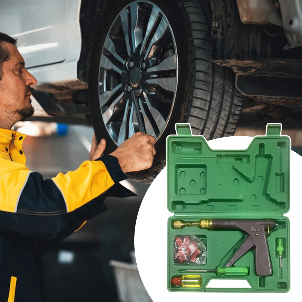 Car Rapid Plug Tire Repair Kit Heavy Duty Tire Maintenance Tool For Vehicle Auto