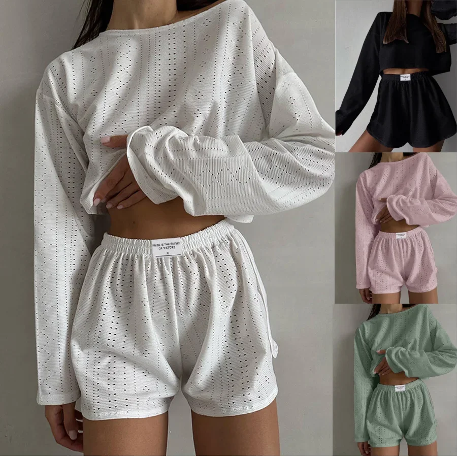 

Pajama Pants Set Women's Clothing Homewear Spring Summer Comfortable Casual Stylish Simple Breathable Loose Fit Large Size