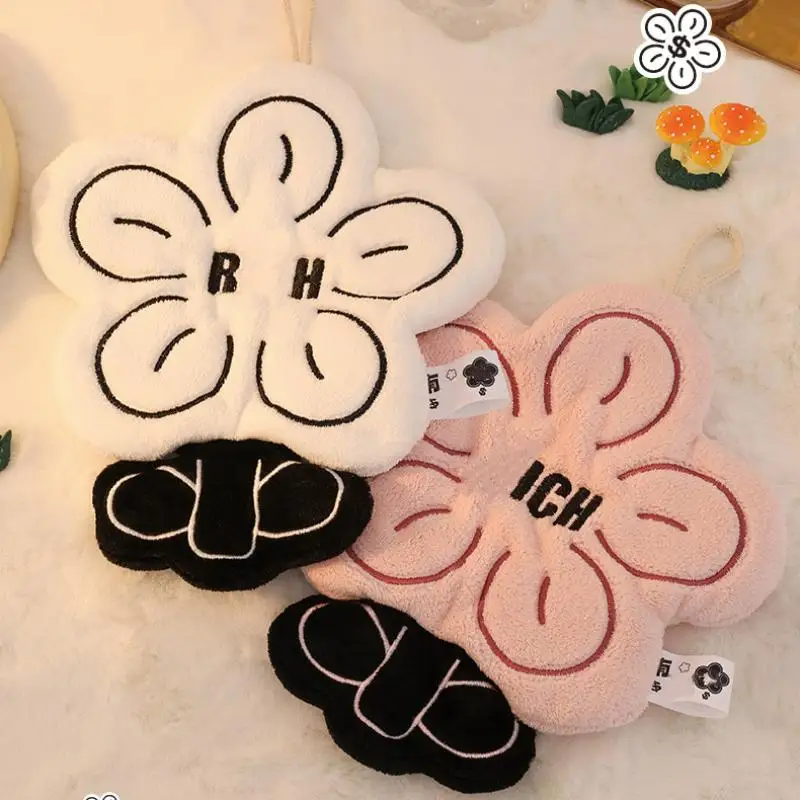 Asciugamano floreale - Tessuto spesso altamente assorbente Asciugatura rapida Senza odori Design carino per uso cucina e bagno