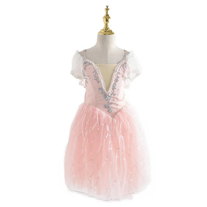 

Children's Ballet Tutu Skirt Little Swan Dance Dress Velvet Tops Fluffy Skirt Girls' Ballet Costume Performance Costume