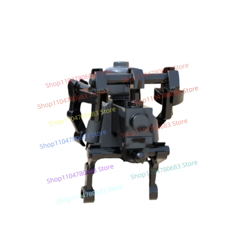 MOC Building Blocks Mini Figure Military Exoskeleton Armor Accessory Assembly Model Display FigurineCartoon Decorative Toy Gift