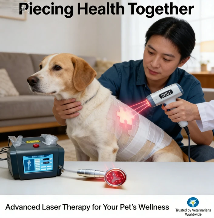 Laser Treatment Device for Humans & Animals – 2 Probes, Adjustable Power – Fast Pain Relief