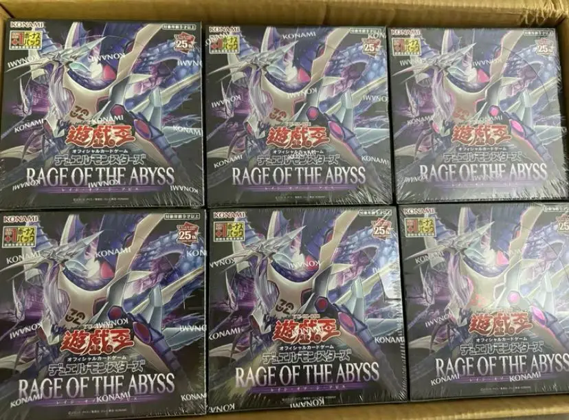 Yugioh Card | RAGE OF THE ABYSS Japanese Sealed Box from Japan Konami NEW