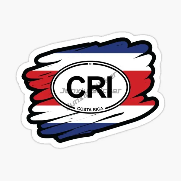 

COSTA RICA Flag Emblem Badge Car Sticker Car Bumper Laptop Trolley Case Vinyl Self-adhesive Phone Sticker