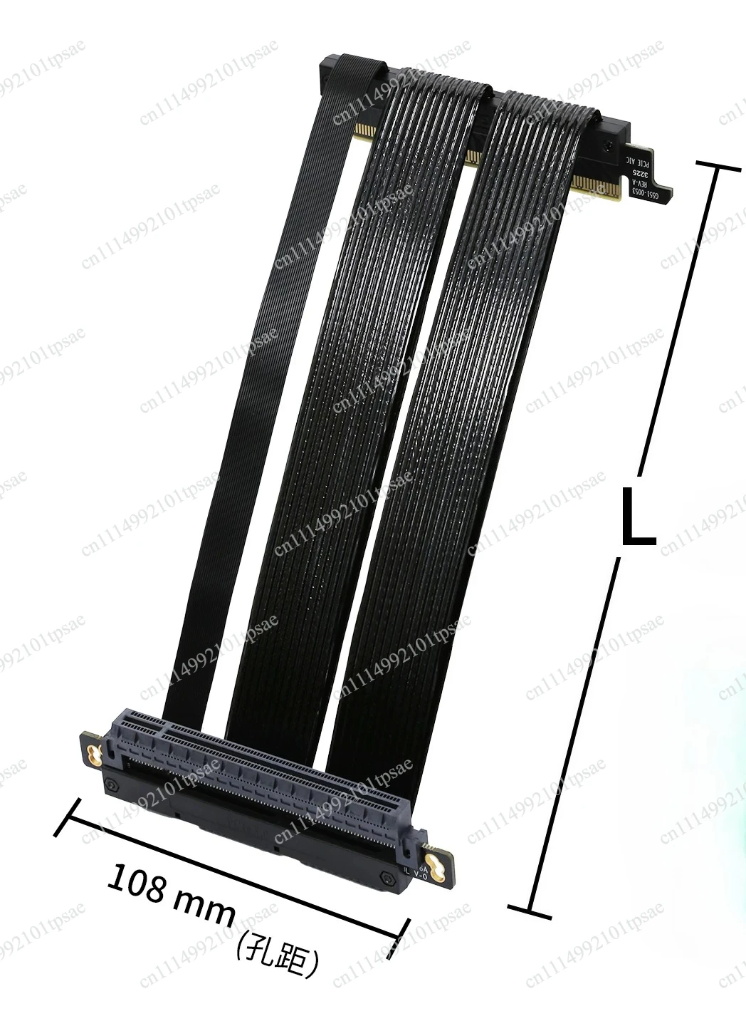 Graphics card extension cable ITX double reverse line main board 50 series graphics card
