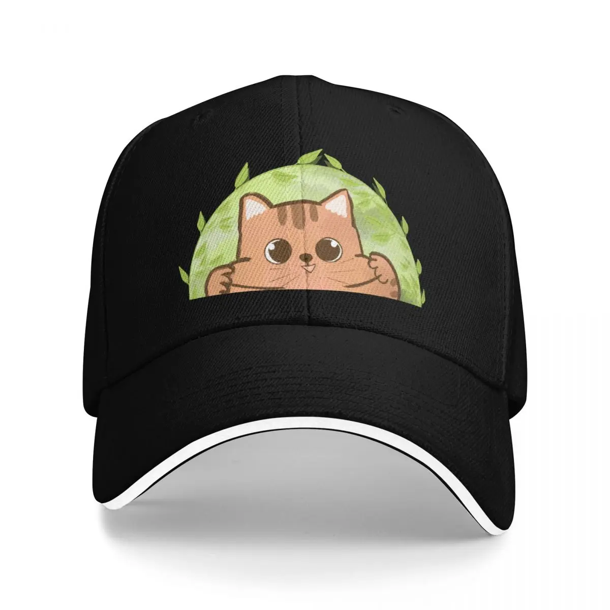 

a cat in the night Baseball Cap Snap Back Hat luxury caps Caps Women Men's