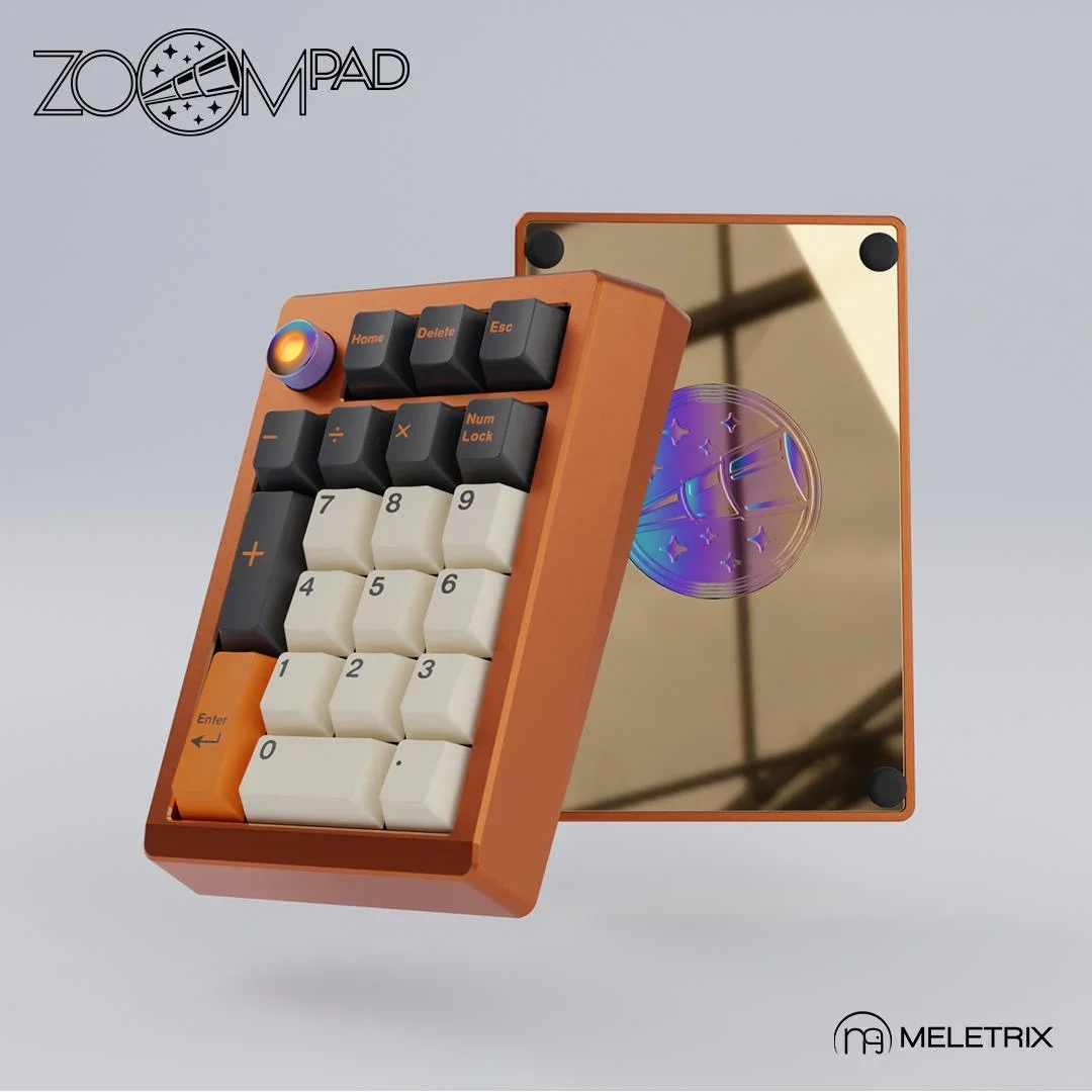 Imagem -05 - Zoom Pad Teclado Mecânico Liga de Alumínio Numpad Botão Multifuncional Modo Mini Teclado sem Fio Surpot Via pc Gamer