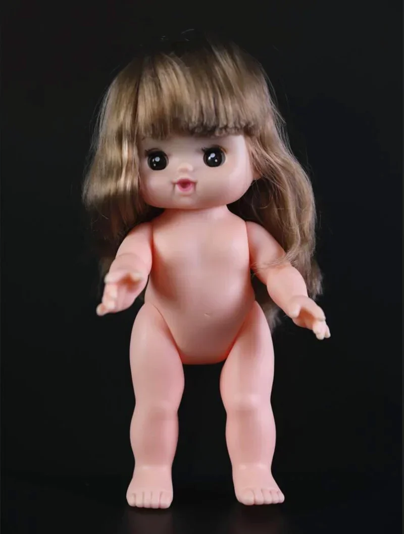 Muñeca de princesa Reborn para niñas, muñeco de bebé recién nacido de 25cm de pelo largo y corto, regalo para niñas