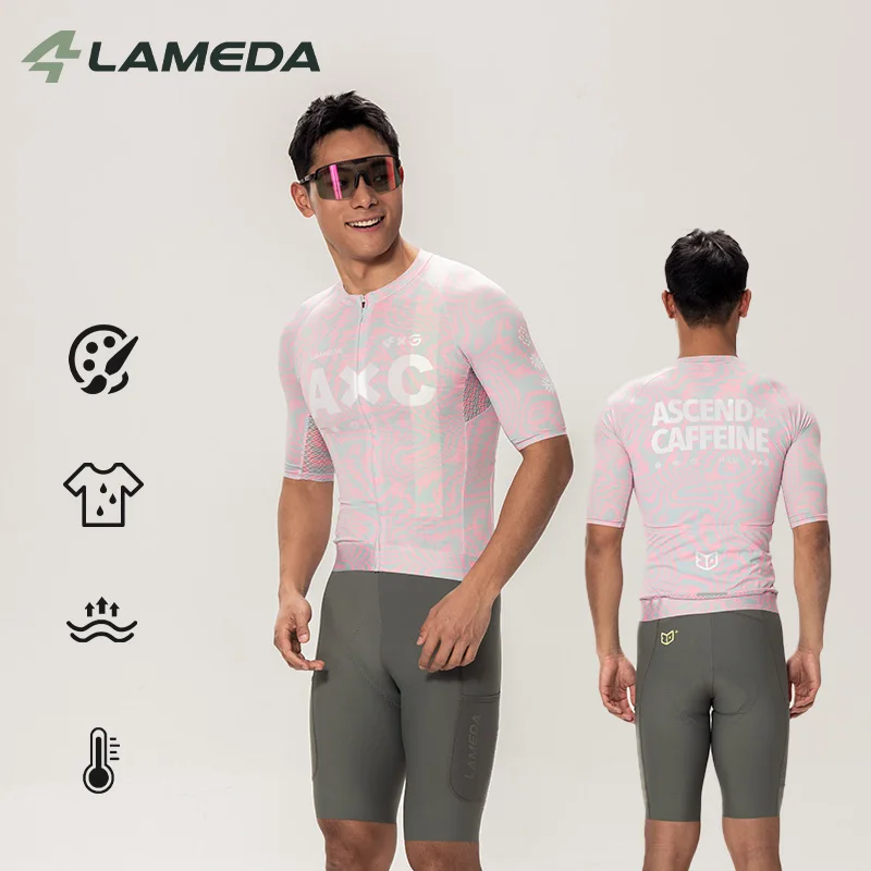lameda-men's-summer-bike-jersey-short-sleeve-moisture-wicking-quick-dry-high-elastic-road-mtb-bike-shirts-clothes-with-3-pockets