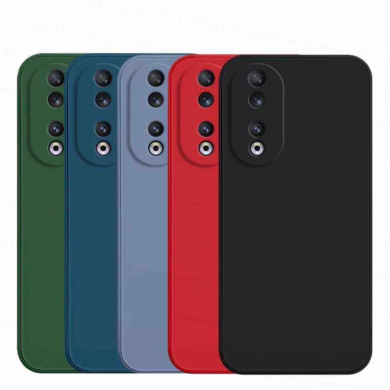 For Honor 90 5G Case Honor 90 Lite 5G Cover Original Shockproof Liquid Silicone Housing Protective Phone Back Cover Honor 90 5G