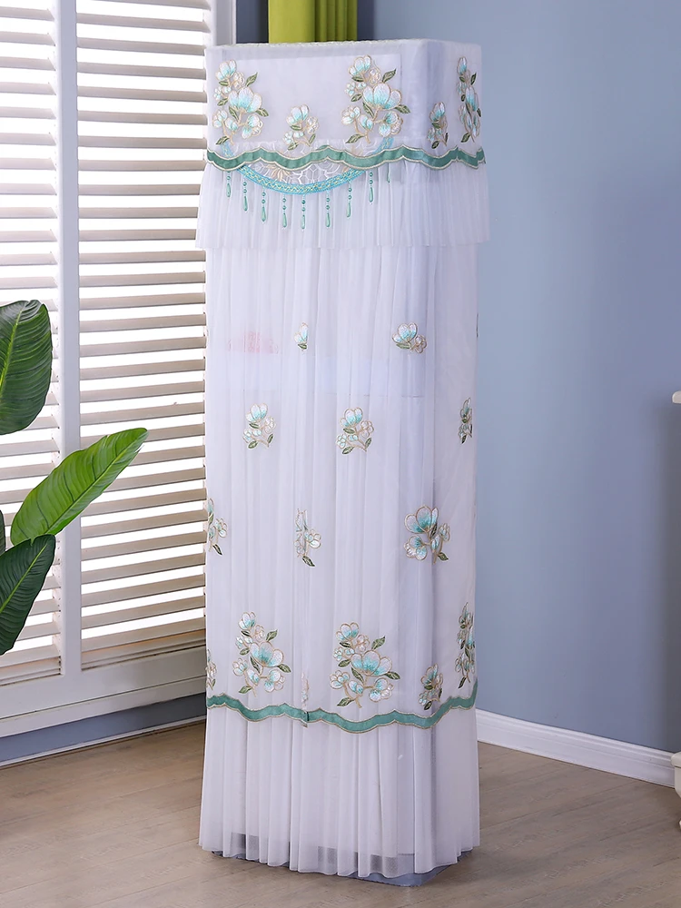 

Square Cabinet Air Conditioner Dust Cover New Sle Stand up Cabinet Air Conditioner Cover Universal Fit Home Lace Protection...