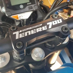 For Yamaha Tenere 700 TENERE700 XTZ XT700Z T700 T7 2019 - Motorcycle Accessories CNC Handle Bar Handlebar Riser Top Clamps Cover