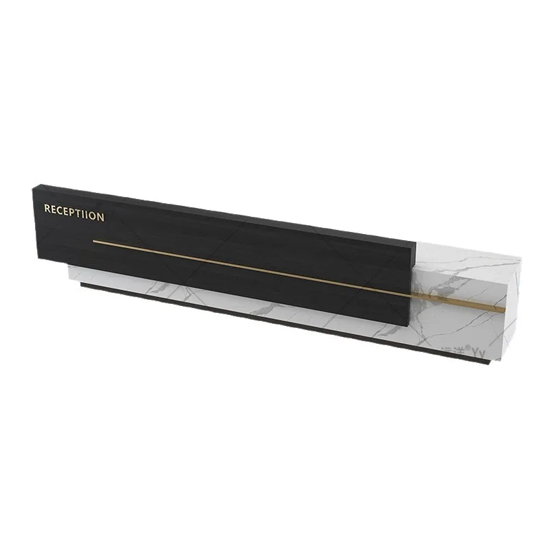 Imitation slate marble company Reception desk Internet celebrity checkout page Store checkout page Hotel reception desk