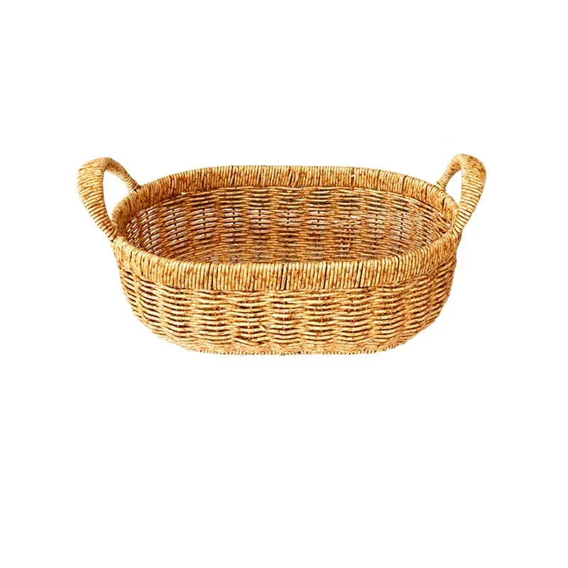 

*Imitation Vine Fruit Plate, Vine Weaving Storage Box, Picnic Basket, Bamboo Weaving Storage Basket, Kitchen Egg Storage Basket