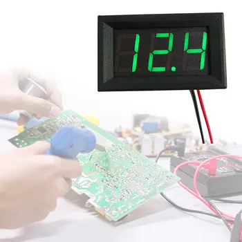 DC4,5V-30V měřič napětí vodotěsný 0,36/0,56 palce mini tester napětí voltmetr nástroj pro 6V 12V elektromobil motocykl 8 nejlepší prodej 6voltový měřič - №2