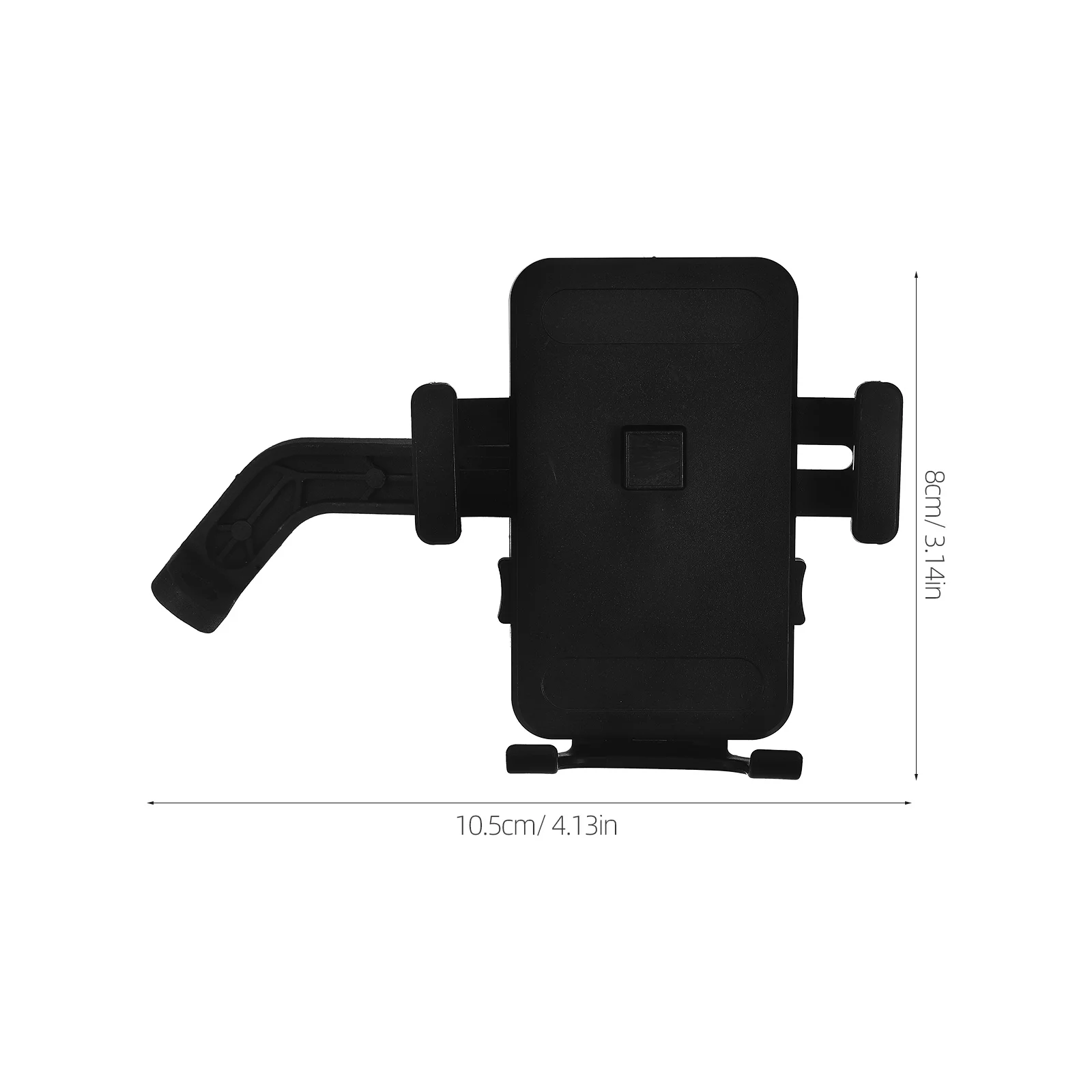 

Electric Bike Phone Holder Motorcycle Mount Black Sturdy ABS Adjustable Secure Stable Navigation St Bracket For Riding Easy