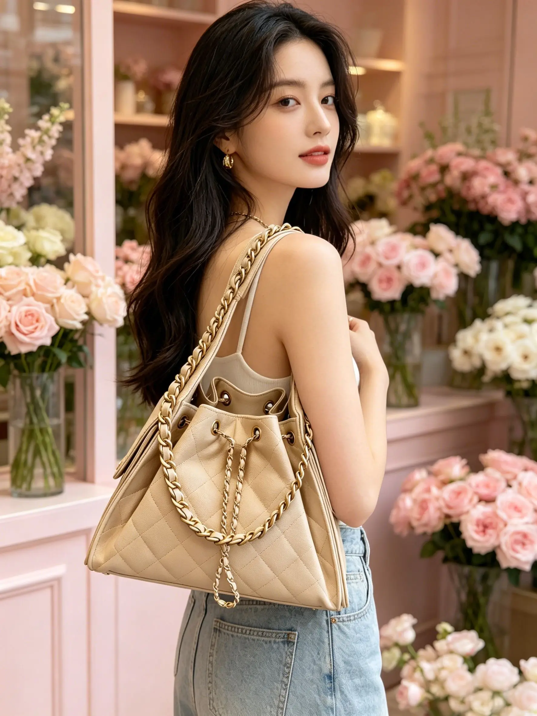 

Luxury Fashion Chain Crossbody Bag Commuter Handbag Diamond Quilted Shoulder Fashion Women's Bag