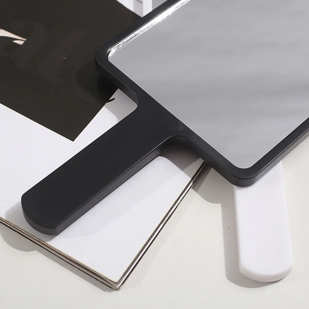 مرآة مكياج مربعة الشكل للنساء، مرآة محمولة وأنيقة من جانب واحد، أداة مكياج مطبوعة إبداعية، نمط الهالوين