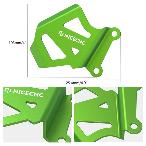 Imagen 2 del producto NICECNC para Kawasaki KLR650 KLR 650 2008-2024 2023 2022 2021 2020 2019 Protector de pinza de freno trasero de motocicleta