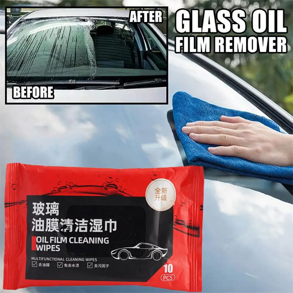 1/5/10 pack Car Glass Oil Film Removal Wipes auto Windshield Cleaning Wipes car rearview mirror Cleaner Wipes for auto cleaning