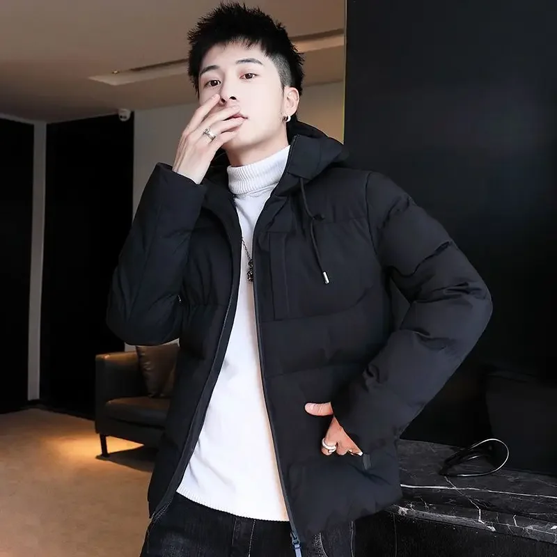 ​Men's Thermal Insulated Winter Jacket 2025 Trendy Thickened Puffer Coat Casual All Match Winter Clothing for Youth​