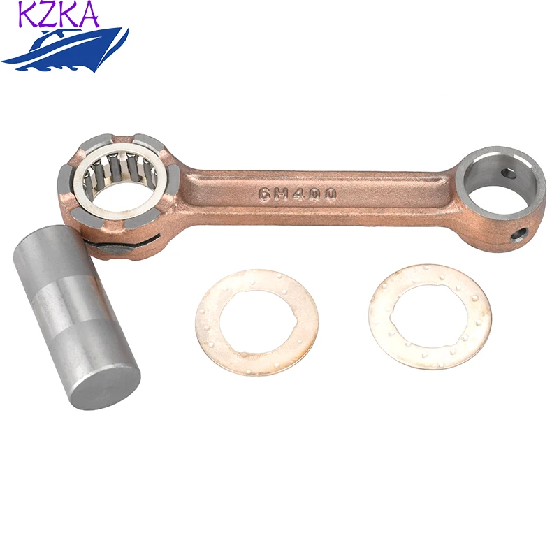 6H4-11650 Connecting Rod Kit For Yamaha 2 stroke 40HP 50HP Outboard Engine 6H4-11650 6H4-11651-00 6H4-11651 Replaces Parts