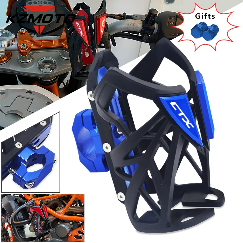 

NEW CTX Motorbike Beverage Water Bottle Cage Drink Cup Holder Coffee Stand For HONDA CTX700 CTX700N CTX750 CTX1300