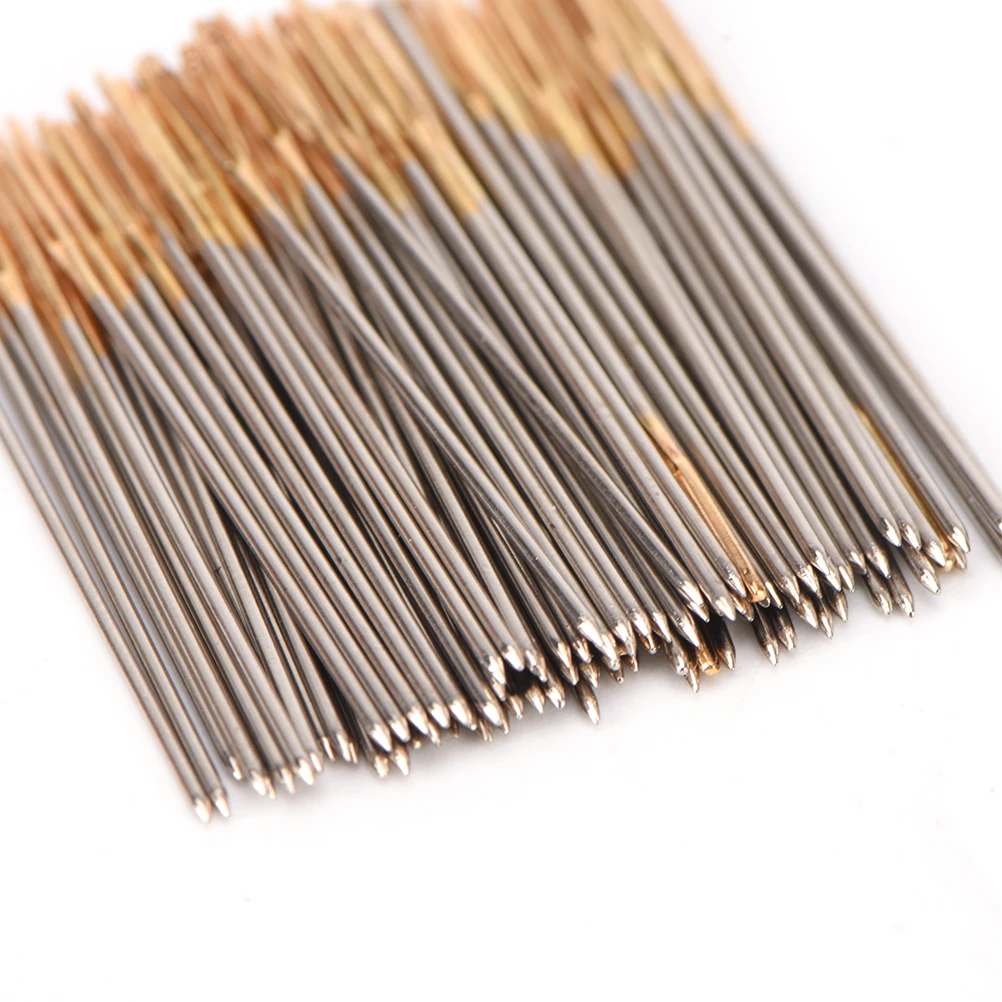 100 PCS/Lot Size 24 Golden Tail Embroidery Fabric Cross Stitch Needles For 11CT Cloth Sewing Kit