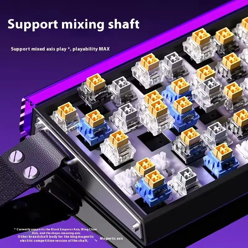 Aula Hero68 เขาคีย์บอร์ดแม่เหล็กแบบมีสาย RGB Hot Swap Esports Gaming คีย์บอร์ดอุปกรณ์เสริมคอมพิวเตอร์ที่กําหนดเองสําหรับ Gamer