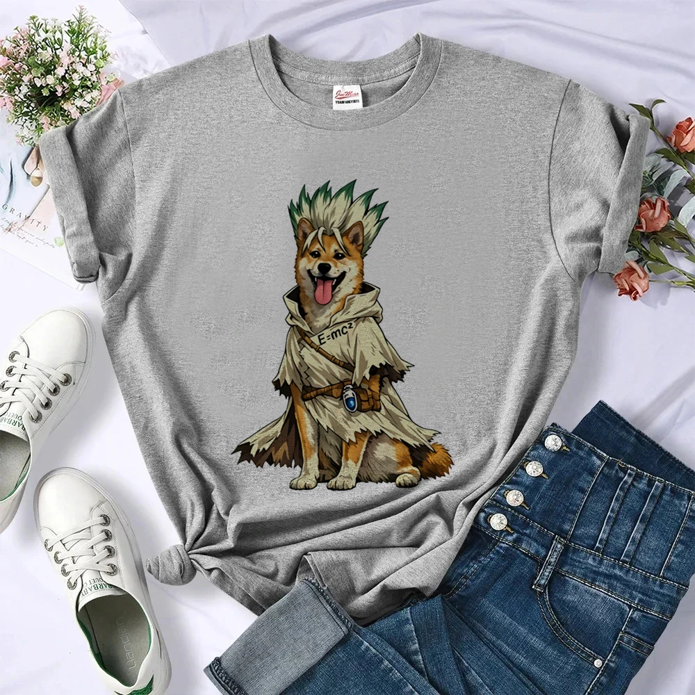 Dr Stone t-shirt female goth baddie meme shirt gothic korean fashion 80s emo Psychedelic