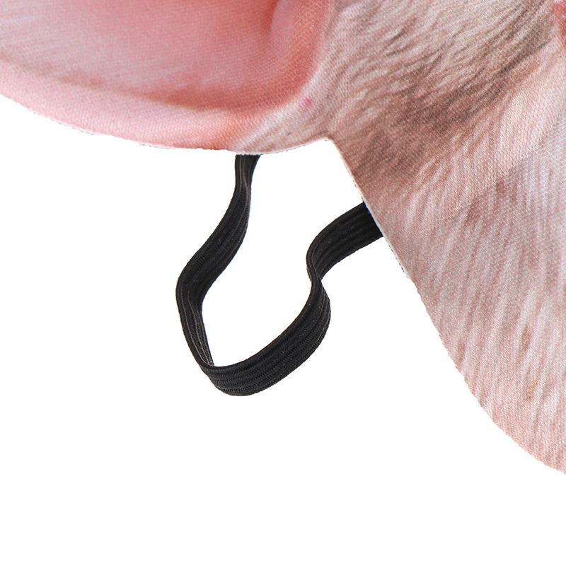 1pc Ball Mask Pig Half Face Party Mask for Halloween Festival Stage Performance