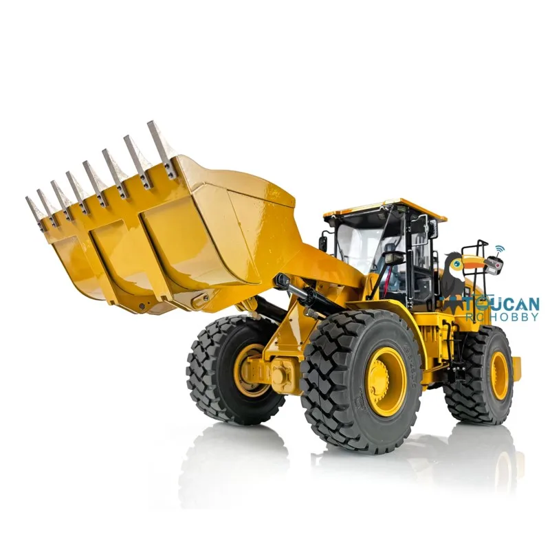 ألعاب خافتة 950 معدنية 1/12 هيدروليكية RTR RC محمل سيارة Esc محرك سيرفو مع بطارية نهائية مطلية صوت RC موديل Thzh1292