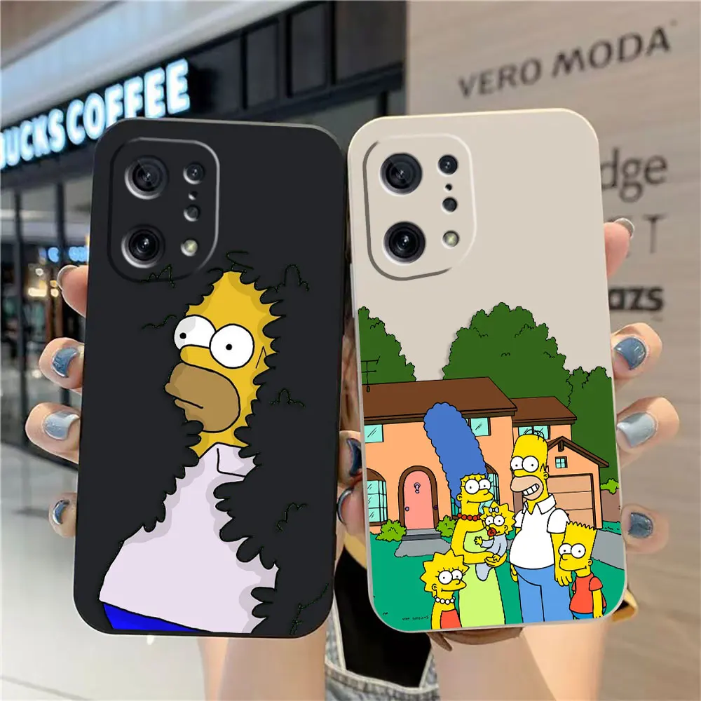 

Case For OPPO OPPO FIND X5 X6 X3 X2 REALME 5 7 X7 X50 RENO ACE 2 4G 5G PRO Case Funda Cqoue Shell Capa Funny H-Homer S-Simpsons