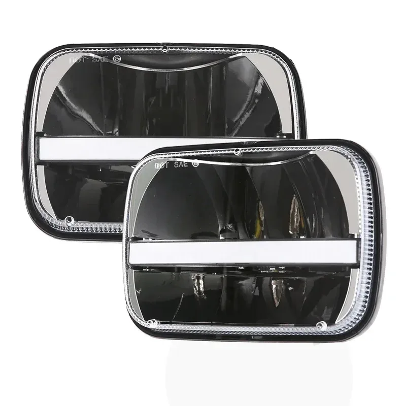 

led car headlight h4 5x7 driving light for car/ motorbike