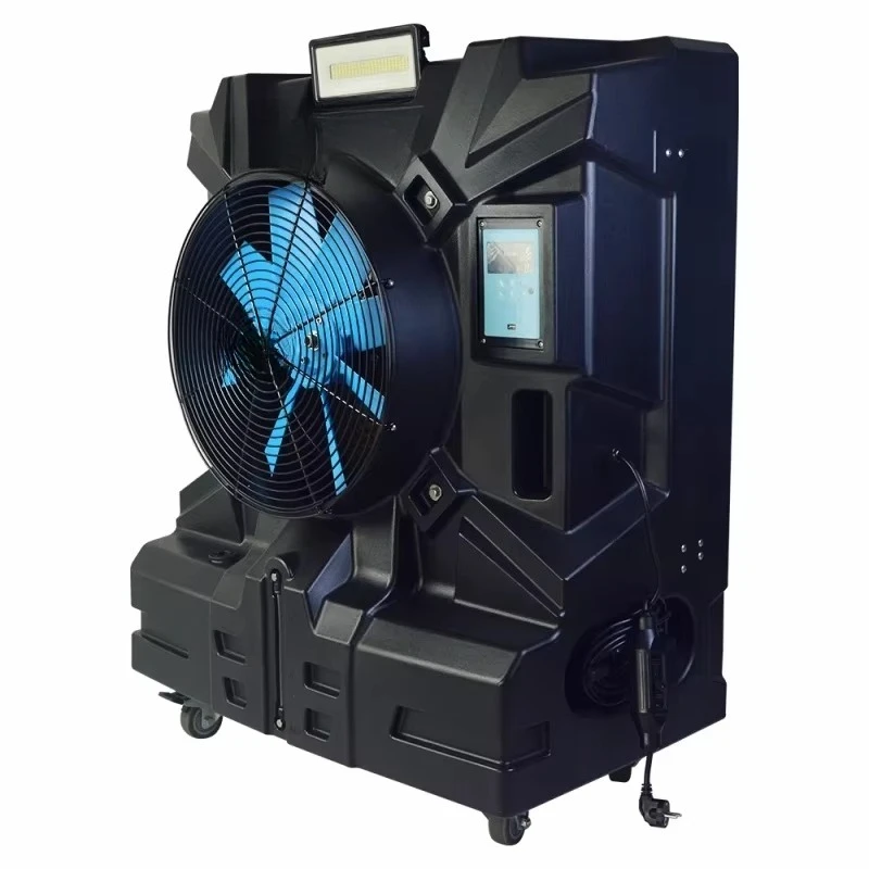 Portable Evaporative Air Cooler Industrial 200㎡ Cooling Range with 46cm Duct Outlet